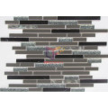 Neromargiua Stone, Glass and Silver Metal Mixed Mosaic (CFM880)